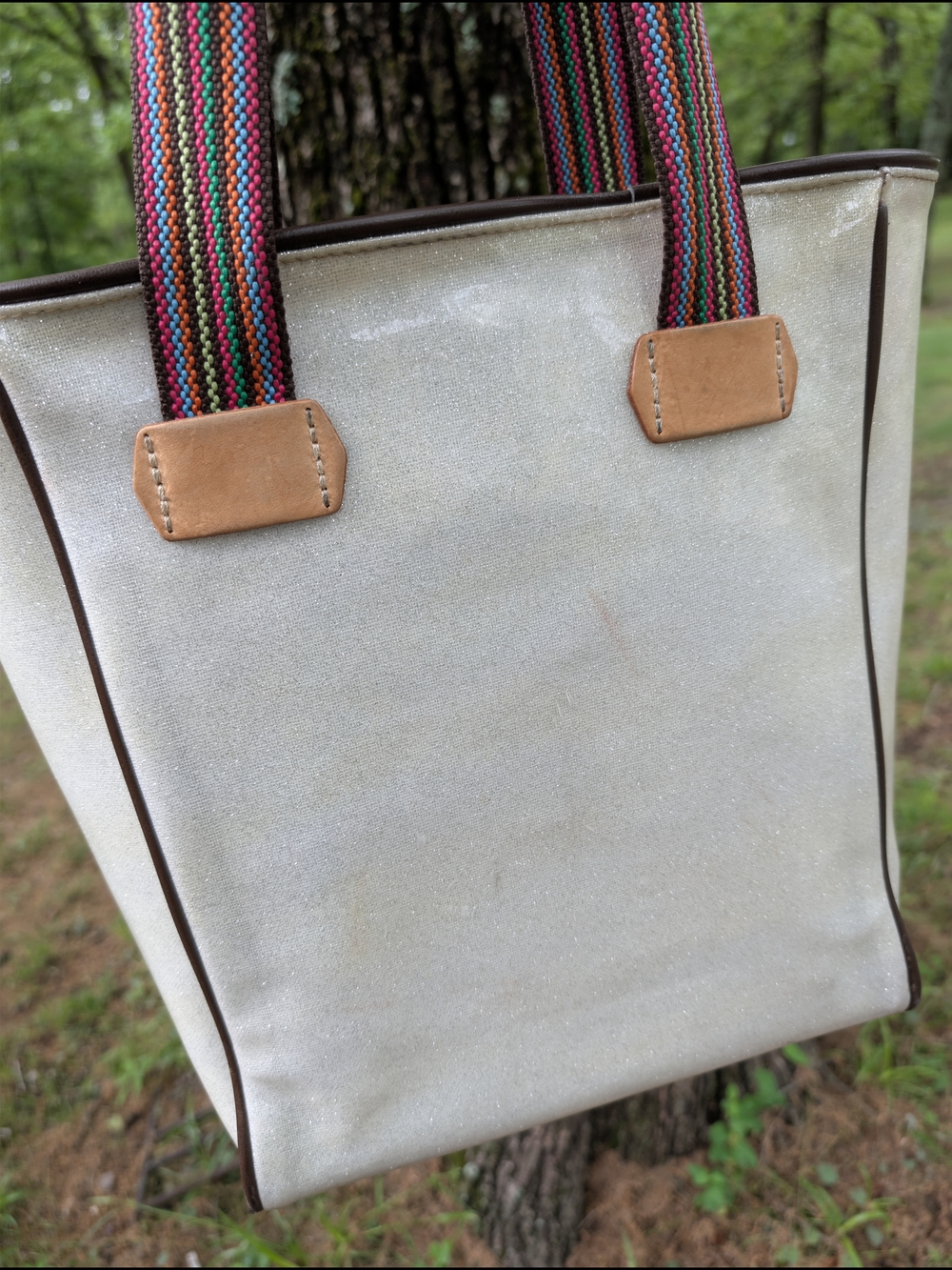 Consuela Krystal Chica Tote Embroidered Floral Tote Bag 🛍️ - Picture 10 of 12
